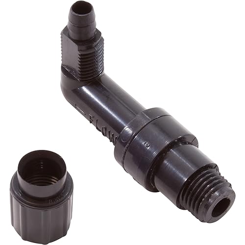 Pentair R172061 Combination Check Valve and Elbow Replacement Rainbow Automatic Chlorine/Bromine Pool and Spa Feeder