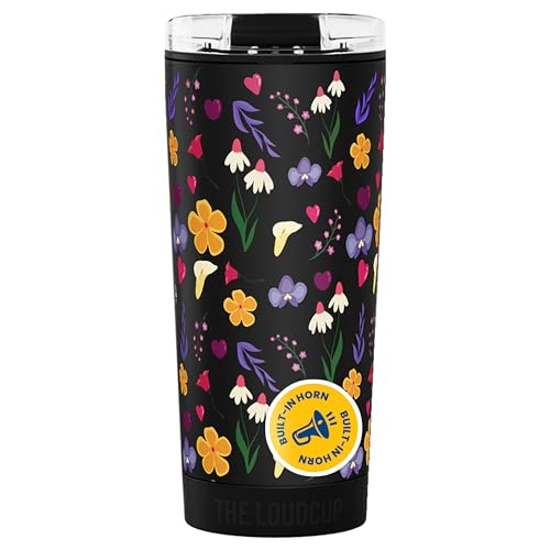 Flowers Falling by The LoudCup Company - color: Flowers, size: 16 Ounces