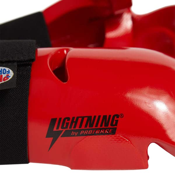 ProForce Lightning Punches Karate/Martial Arts Sparring Gloves - color: Red, size: Small
