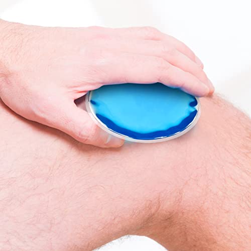 Reusable Ice Packs for Injuries, 10 Pack Round Ice Packs for Face, Gel Ice Pads Small Hot Cold Compress Ice Bag for Eyes After Surgery, Face, Wisdom Teeth, Breast Surgery, Blue - size: 2.75 Inch