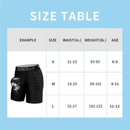 Baseball Sliding Shorts Protective Athletic Compression Underwear w/Cup Baseball Football Lacrosse - color: Black, size: Small