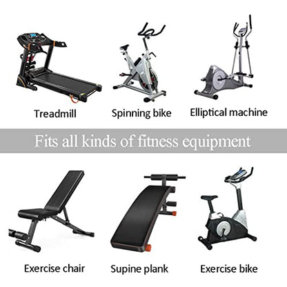 V3VOGUE Treadmill Mat, Exercise Equipment Mats, High Density Floor Protector, Noise Reduction Fitness Mat, Sound Absorbing Mat, Indoor Exercise Waterproof & Carpet Protection - size: 200*100cm