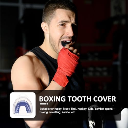 Operitacx Moldable Mouth Guard for Boxing Taekwondo Football with Case, Teeth Protector and Gum Shield for Contact Athletics