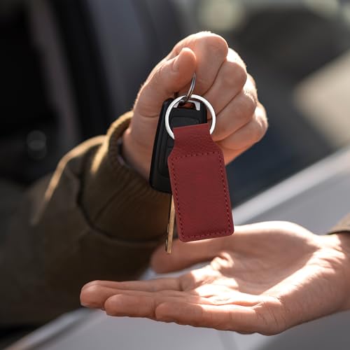 LaserGram Personalized Rectangle Keychain, Allah 2 (Burgundy) - color: Burgundy