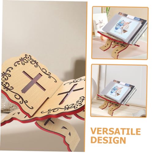 Quran Stand Elegant Reading Holder for Islamic Books Compact Design for Home Decor Craftsmanship for Quran Recitation and Study