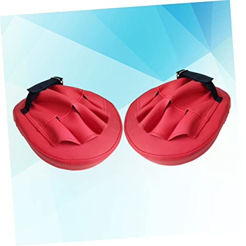 VICASKY Curved Thai Kick Pads Set PU Leather Training Equipment for Kickboxing Taekwondo and Hand Feet Arc Design for Enhanced Focus and Performance
