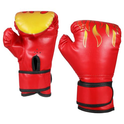 Sosoport 1 Pair Kickboxing Children's Boxing Gloves Glove Mittens Boxing Gloves Boxing Gloves for 3-8 Years - color: Red