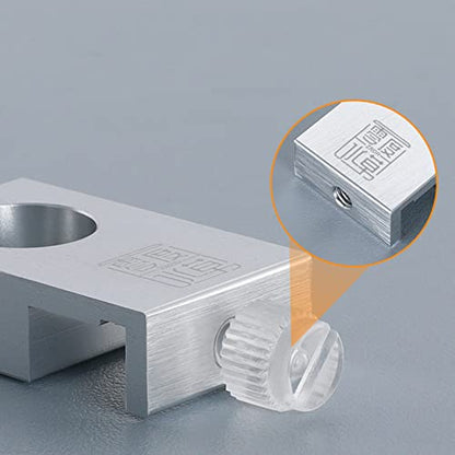 Aquarium Pipe Aluminum-Alloy for Fix - Outflow- Tube Clamp Aluminum-Alloy Water Pipe Clip - size: 12MM