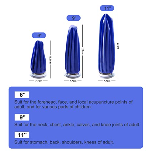 Ice Bag, Ice Packs for Injuries Reusable 9", Hot Water Bag for Pain Relief, Hot & Cold Therapy, Headaches, Blue Ice Pack Dark Blue Ice Bags 2 Pack - size: 9", style: Blue (2 Pack)