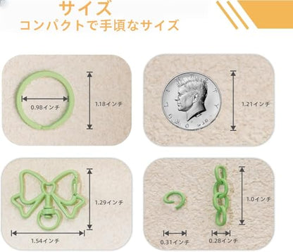 Key Chain Clip Hooks Making Set Butterfly for DIY Crafts Gifts Keychains Classroom Projects 180 pcs