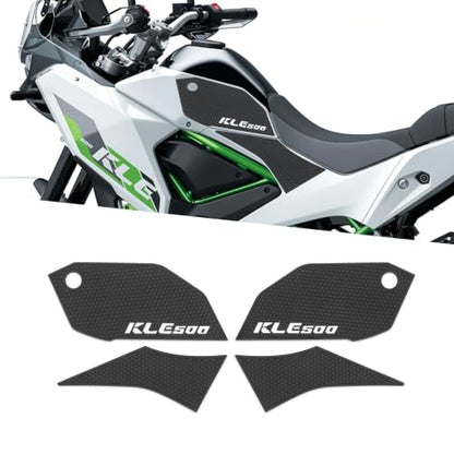 for KLE500 kle500 2026 New Accessories Fuel Tank Anti-Slip Stickers Side Anti-Slip mats Side Panel Stickers Rubber Fuel Tank Side Protectors Fuel Tank Stickers Tank Pads Tank pad Gas - color: Kle500