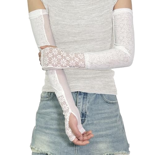 Sun Protection UV Sleeve, Ice Silk Arm Sleeves for Women