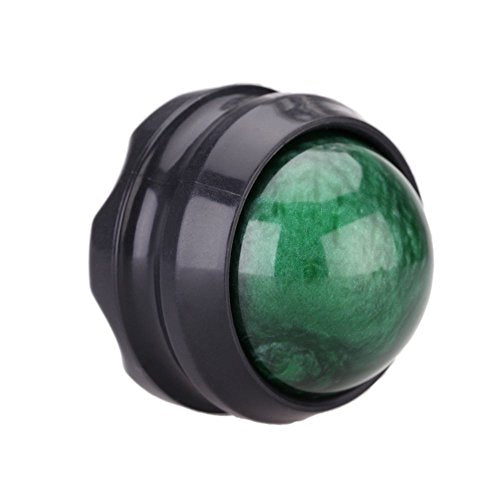 Manual Massage Ball Pain Relief Back Roller Massager Self Massage Therapy and Relax Full Body Tools for Sore Muscle Joint Pain Essential Oils or Lotion Relax (Green) - color: Green