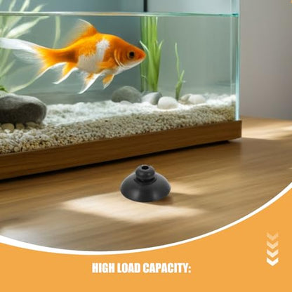 DOITOOL 60PCS Aquariums Oxygen Pump Suction Cups - 2.5cm/0.98" Rubber Suckers for Submersible Oxygen Air Pump Aquarium Filtration Accessories