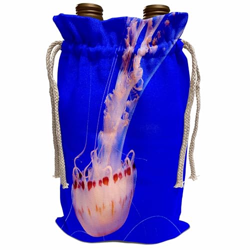3dRose Monterey Bay Aquarium - Jellyfish Wine Bag