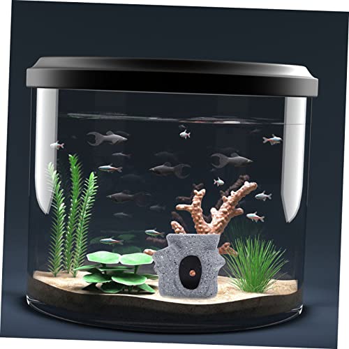 Yardwe Clay Shrimp Cave Decoration Fish Tank Hideout Aquatic Decor Ornamental Shrimp Tank