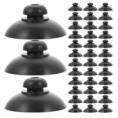DOITOOL 60PCS Aquariums Oxygen Pump Suction Cups - 2.5cm/0.98" Rubber Suckers for Submersible Oxygen Air Pump Aquarium Filtration Accessories