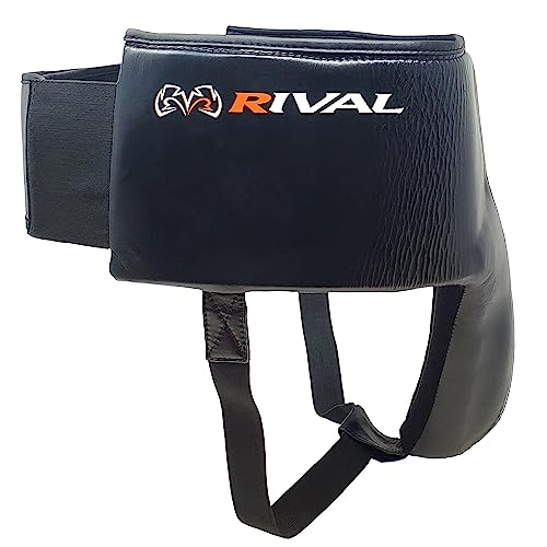 RIVAL Boxing RNFL10 Pro 360 파울 방지 사타구니 프로텍터, 15mm 이중 밀도 폼 패딩, 가볍고 편안한 보호 컵 - color: 블랙., size: 미디움