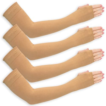 Vive (2 Pairs) Arm Protectors for Thin Skin and Bruising - Protective Geri Arm Sleeve Guards for Elderly, Men & Women - size: X-Large