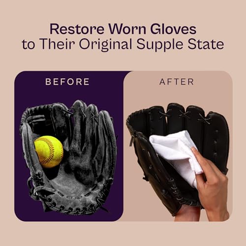 SARNA BASEBALL Glove Conditioner, Liquid, 8 Oz – Water-Based, Non-Darkening, No Sticky Residue – Glove Conditioner for Mitts, Baseball & Softball Gear Made in USA - size: 8oz Softball