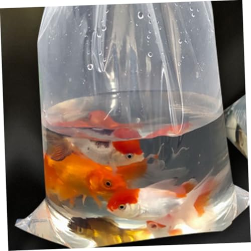 STOBAZA 50Pcs Leak Aquarium Shipping Bags for Live Fish Transport Ornamental Fish Packing Pouch Thickness Stable Easy to Carry