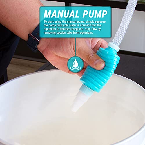 TERA PUMP TRFTCLN-S Nano Aquarium Cleaner for Small Aquariums | Under 10 Gallons - size: Small