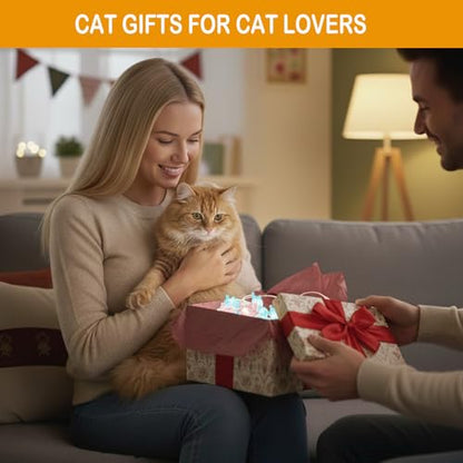 30 LED Cat String Lights 10ft Battery Powered Kitty Fairy Lights for Bedroom, Party, Christmas Decor - style: Cat