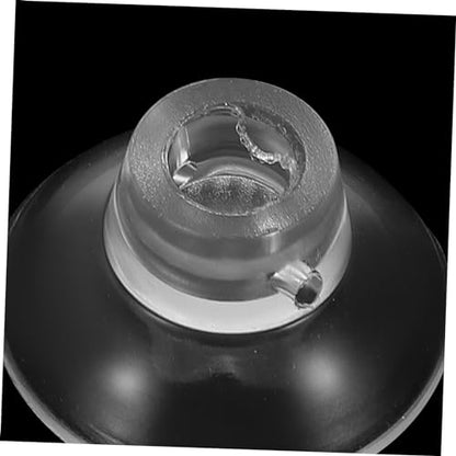 GALPADA 50pcs Aquarium Feeder Cups Transparent Fish Tank Suckers for Easy Installation Secure Feeding of Shrimp and Fish for Aquatic Environments - size: 2.60X2.60X1.50CM