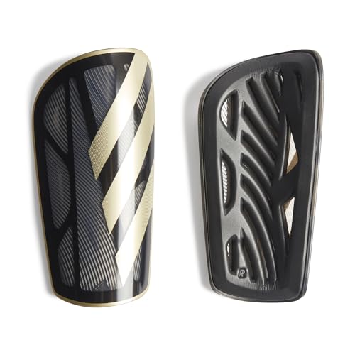 adidas Unisex Adult Tiro Soccer Shin Guards - color: Black/Gold Metallic/White/League, size: Small