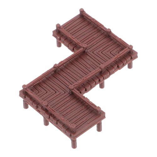 Abaodam Miniature Bridge Model for Garden Aquarium Decorations DIY Mini House Bridge Asian Landscape Accessory