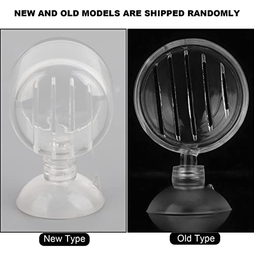 Aquarium Feeding Cup Fish Feeder Glass Acrylic Suction Cup Container for Freshwater Saltwater Tanks with Premium Suction Red Live Food Feeder (Glass Slit) - size: glass slit cup