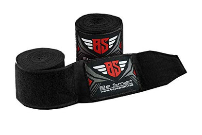 Boxing Hand Wraps 180" Wrist Bandages Fist Inner Gloves MMA,UFC, Muay Thai Pair - color: Black, size: 2.5 Meter