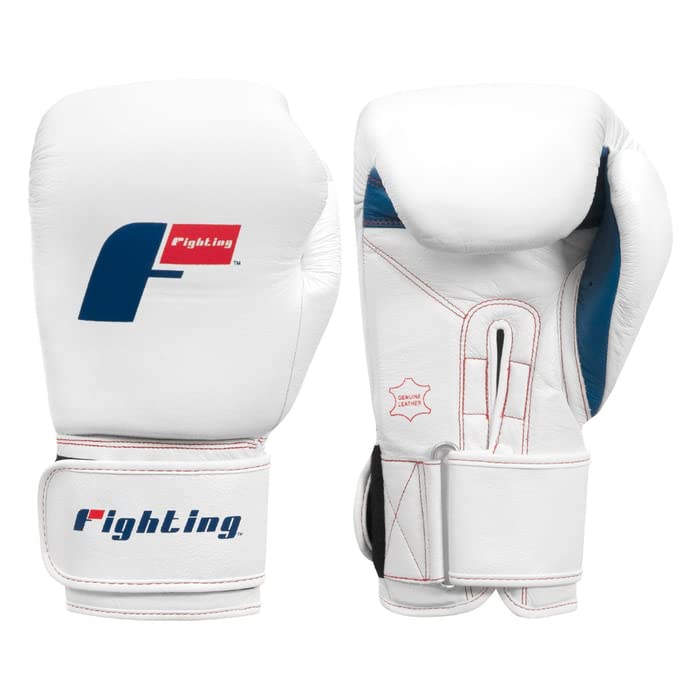 Fighting Leather Heavy Bag Gloves - Boxing Gloves, Punching Bag Gloves, Kickboxing Gloves, Punching Gloves, Heavy Bag Gloves, Boxing Gloves Men, Boxing Gloves Women, Boxing Equipment - color: White, size: 12 oz