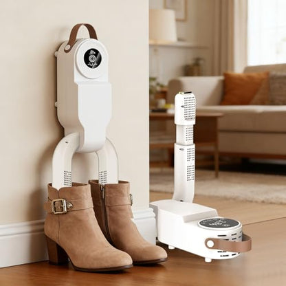 Boxing Glove Dryer with Smart Display, Portable Fresh Strike Glove Dryer, Constant Temperature Punching Gloves Dryer with Adjustable Heat & Timer for Boot Glove (White#A) - color: White#A