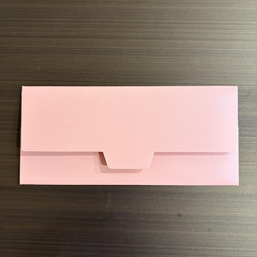 Laser Cut Money Envelopes Pack of 10, Blush Pink with Gold, Premium Cash Gift Envelopes, Shagun Lifafa for Weddings, Birthdays, Baby Shower, Graduation & Special Occasions