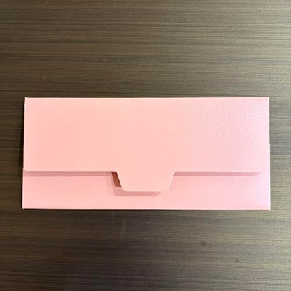 Laser Cut Money Envelopes Pack of 10, Blush Pink with Gold, Premium Cash Gift Envelopes, Shagun Lifafa for Weddings, Birthdays, Baby Shower, Graduation & Special Occasions