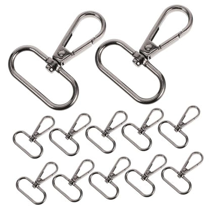Lurrose Alloy Lobster Clasp Swivel Buckle Set DIY Jewelry Making Keychain Bag Making DIY Keychain Clasp