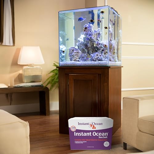 Instant Ocean Sea Salt for Marine Fish Tank Aquariums, Nitrate & Phosphate-Free - size: 200 Gallon