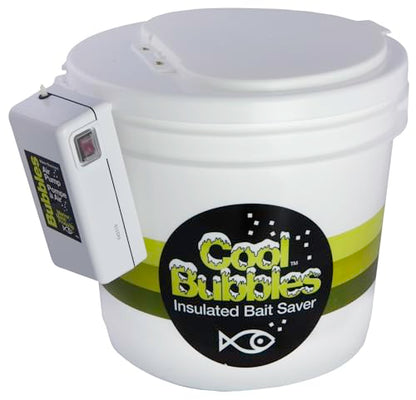 Marine Metal B-3 Bubbles Live Bait Aerator, Water Resistant Air Pump, Portable & Battery Powered