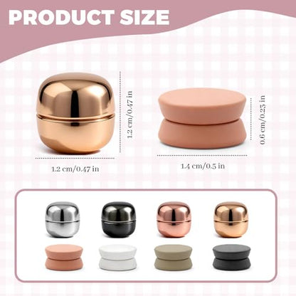 CONBOLA Hijab Magnetic Pins - Strong Magnet Hijab Pins for Women, Colorful No Needle Scarf Clips, Multi-Purpose Magnetic Brooch for Dress, Clothing, Shawls - color: Matte+Light