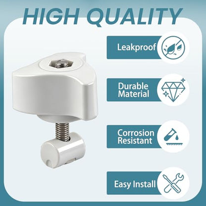Canister Filter Lid Fastener, 8 Set | Exact Fit for Fluval FX2, FX4, FX5, FX6 Filters, A20215 Locking Clamp Replacement, Secure Lid Seal, Leak Prevention