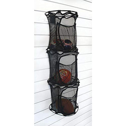 PROSLAT 63023 ProRack Ball Organizer, Black, 48"