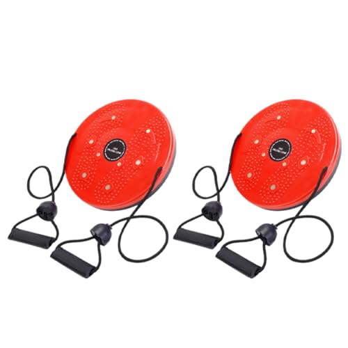 Twister Magnet Waist Twisting Disc Fitness Balance Board Weight Lose Trainer Magnetic Massage Wriggling Plate Gym Red