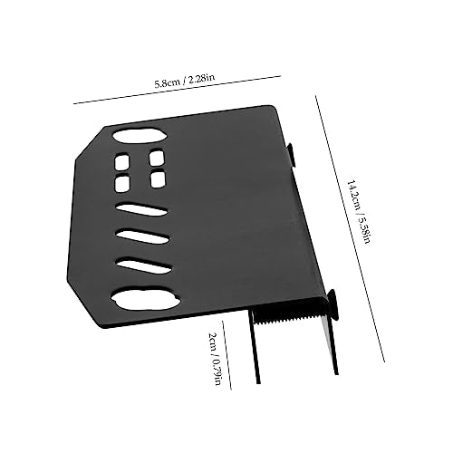 Toyvian Aquarium Tool Holder Organizer Storage Rack for Fish Tank Maintenance Wall-Mounted Tweezers and Scissors Holder Easy Installation for Aquatic Plant Care