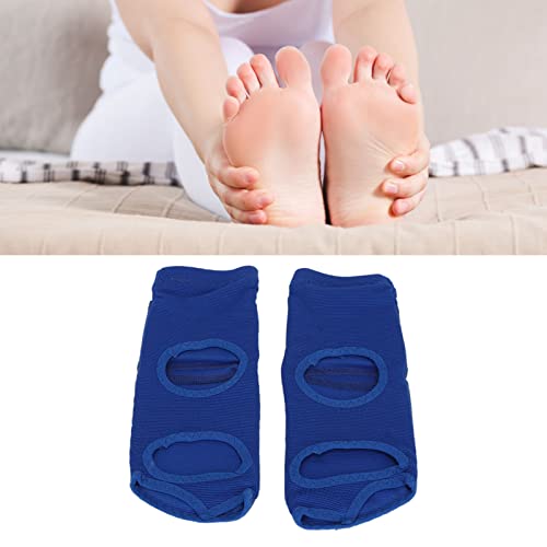 2pcs Boxing Foot Protector, Unisex PU Leather Taekwondo Training Boxing Foot Protector Gear, Soft Boxing Sparring Foot Guard for Women Men Blue (XL)