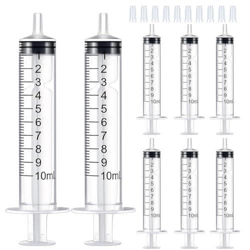 10ml Syringe for Liquid,Syringe Without Needle,Sterile Individually Packed 10pcs. - size: 10ml-10pcs