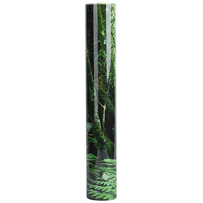 PVC Reptile Box Rainforest Background Poster Fish Tank Wall Picture Painting Decoration Self Adhesive Sticker HD Image Non Easy to Apply for Aquarium or Reptile (91 * 50cm) - size: 91*50cm