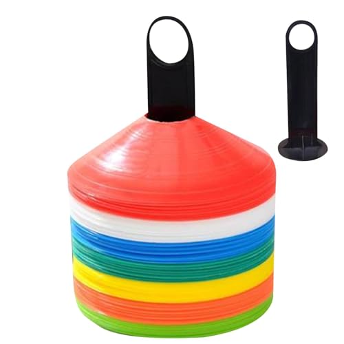 Football Training Cones Holders | Multipurpose Soccer Cone Stand - Soccer Training Equipment, Lightweight Football Disc Cone Stand for Grounds, Sports Parks