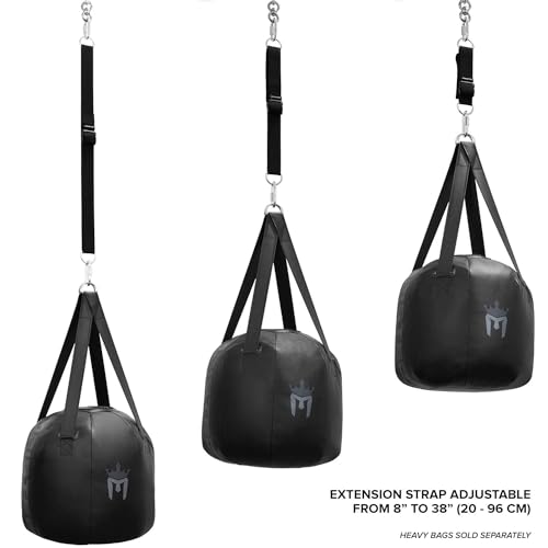Meister Mounting Extension Strap w/Swivel & Carabiners for Hanging Heavy Bags