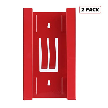CASOMAN 2-Pack Magnetic Glove & Tissue Dispenser, Black & Red, 8LB Capacity, Wall Mount, Glove Box Holder - color: 2pcs (Red&black)